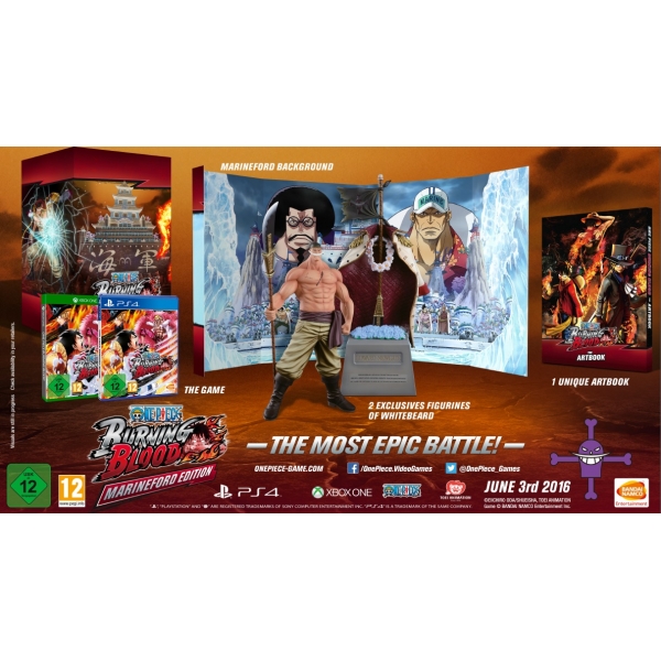 One Piece Burning Blood Marineford Edition Xbox One Game (With Luffy DLC) One Piece Burning Blood Marineford Edition Xbox One Game (With Luffy DLC)
